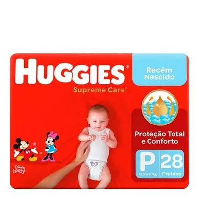 Fralda Huggies Supreme Care P 28 Unidades