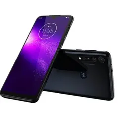 [AME R$719,28] Motorola One Macro (Azul Espacial)