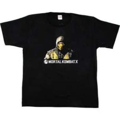 [Shoptime] Camiseta Original Mortal Kombat X - R$14,16