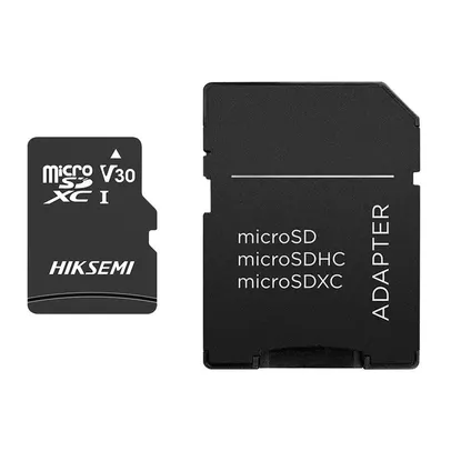 Cartão de memória hiksemi 256GB, MicroSDXC+Adaptador