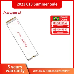 SSD Asgard AN4 Plus NVMe Gen 4 1TB - 7000MB/s