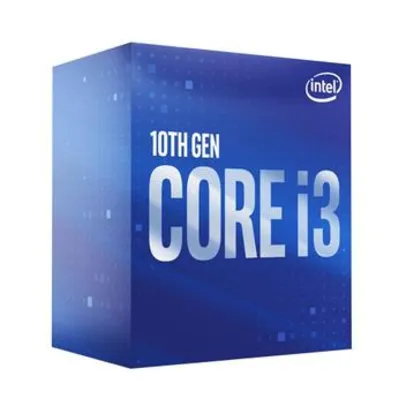 Processador Intel Core i3-10100F 6MB 3.6GHz - 4.3Ghz LGA 1200 | R$720