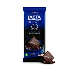 [AME R$4,54] Chocolate Lacta Intense 60% SABORES 85G 