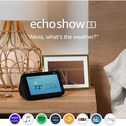 Echo Show 5 - Display inteligente com Alexa - Carvão vegetal