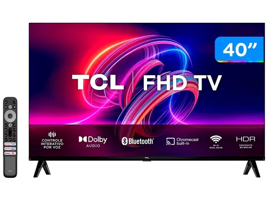 [Magalu] Smart TV 40” Full HD LED TCL 40S5400A Android -