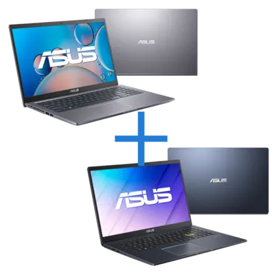 Notebook ASUS M515DA-EJ533T Cinza Escuro + Notebook ASUS E510MA-BR295R Preto