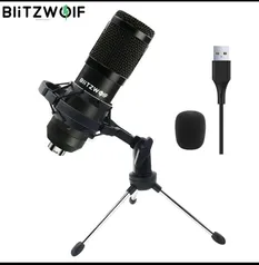 (Contas Novas) Microfone BlitzWolf BW-CM USB 48KHZ/24Bit | R$123