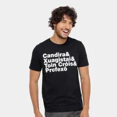 Camiseta Gonew Candira Masculina - Preta/Branca
