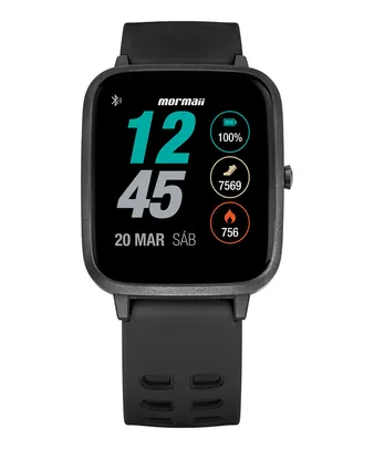 Relógio Masculino mormaii SMARTWATCH MOLIFEAB/8P  PRETO