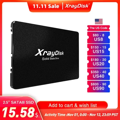 SSD Xraydisk sata3 480gb - NOVO