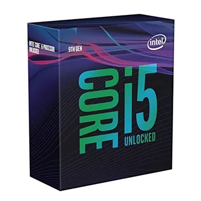 Processador Intel Core i5-9600K Box (LGA 1151/6 Cores / 6 Threads / 3.7GHz / 9MB Cache/UHD Intel 630) - *S/Cooler* - BX80684I59600K