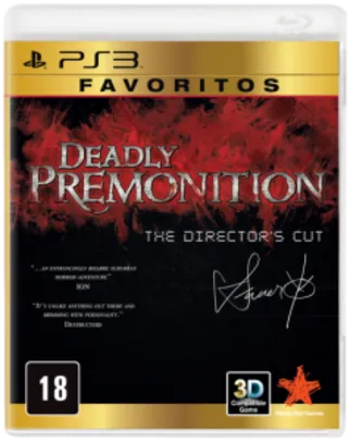 Deadly Premonition - PS3 - R$27