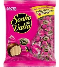 Bombom Cremoso Sonho De Valsa Pacote 1kg 50 Unidades Lacta