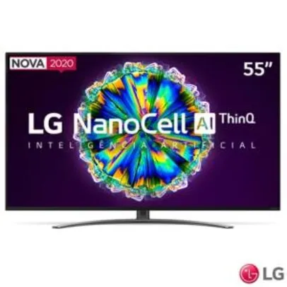 Smart TV LG 55" 4K IPS NanoCell 55NANO86 | R$3989