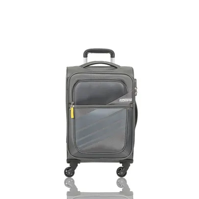 Mala De Viagem Media Em Poliester American Tourister By Samsonite Stirling Light Cadeado Cinza