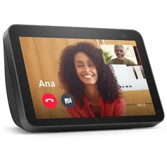 [App] Smart Display Amazon Echo Show 8 Tela 8" com Alexa Preto - 2º Geração
