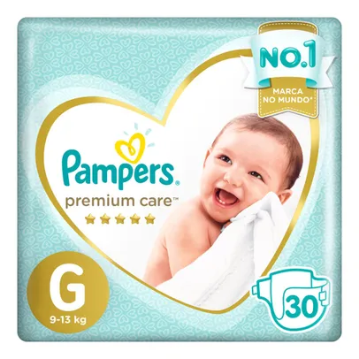 Fralda Pampers Premium Care G - 30 Unidades