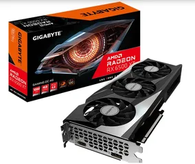 Placa de Vídeo Gigabyte Radeon RX 6500 XT Gaming, 4GB, GDDR6, FSR, Ray Tracing, GV-R65XTGAMING OC-4G