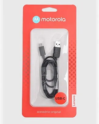 Cabo de Dados USB/USB-C, motorola, MO-SKN6473AI, Preto