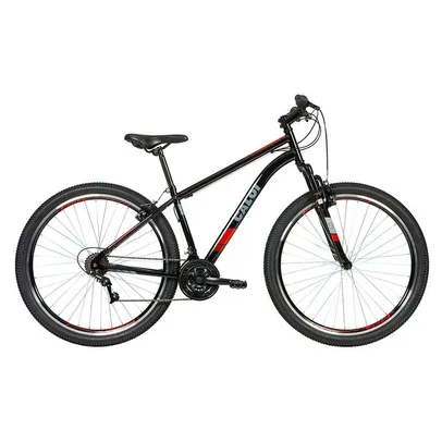 Bicicleta MTB Two Niner Aro 29 Parede Dupla - Susp Dianteira - Quadro Aço - 21 Velocidades - Preto