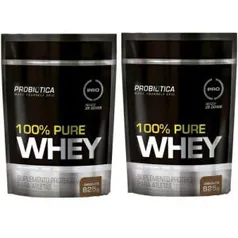 [AME/APP/PRIME] Kit Combo 2x 100% Pure Whey Refil 825g Chocolate Probiotica | R$ 90