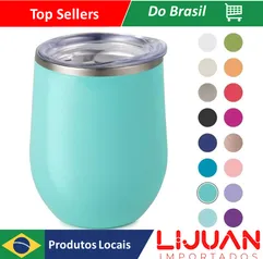 [R$ 21 C. Nova] Copo Térmico 350ml Com Tampa, estilo Stanley, Varias Cores