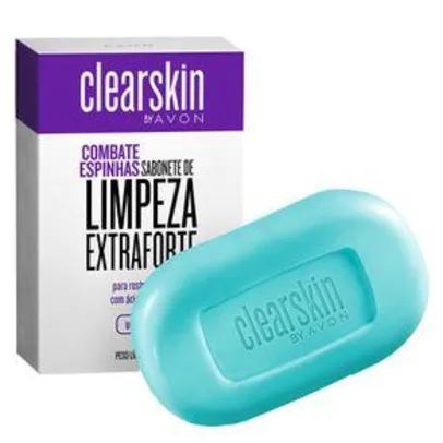 Sabonete de Limpeza Clearskin Extraforte com Ácido Salicílico - 80 g | R$8