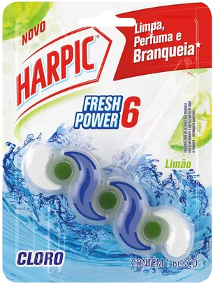 [PRIME] Bloco Sanitário Harpic Fresh Power 6 com Cloro | R$ 5,24