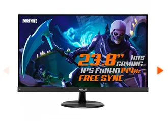 Monitor Gamer Asus 23,8 Pol, Full HD, Widescreen, 144Hz, 1ms, IPS, HDMI, DisplayPort, FreeSync Premium, VP249QGR