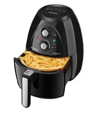 Fritadeira Elétrica Sem Óleo/Air Fryer Mondial - NAF-05 Preta 4L com Timer - Fritadeira Elétrica e Acessórios