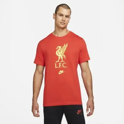 Camiseta Nike Liverpool Futura Crest Masculina