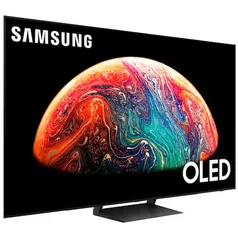 [REEMBALADO] Smart TV 55 OLED 4K Samsung 55S90C Pontos Quânticos, Tela sem limites