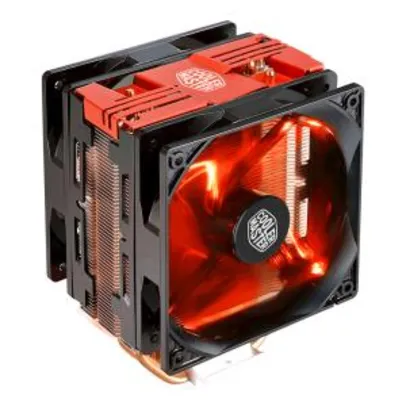 Cooler p/ Processador Cooler Master Hyper 212 LED Vermelho Turbo Red