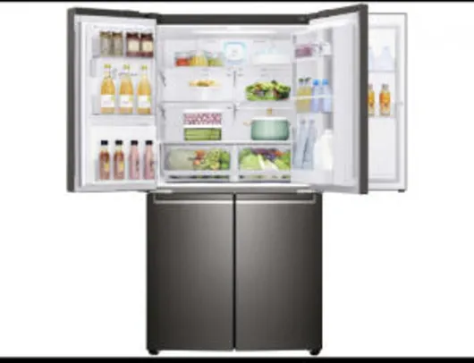 Geladeira/Refrigerador LG Frost Free Side by Side - Cinza 716L GM86SDDB - R$17.099