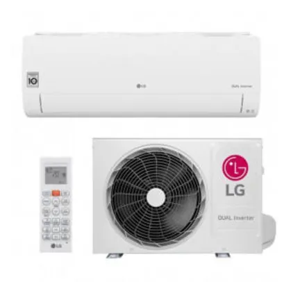 [AME 1.682] + FG I Ar Condicionado Split Hi Wall Inverter LG DUAL Voice 9000 BTUs Quente Frio S4W09WA51A - 220V