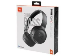 Headphone Bluetooth JBL T500BT com Microfone (Utilize o cupom!) + Frete