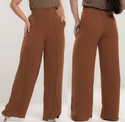 Calça pantalona wide leg