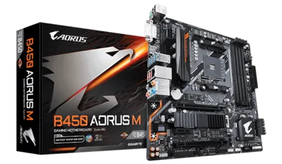 Placa Mãe Gigabyte B450 AORUS M, Chipset B450, AMD AM4, mATX, DDR4