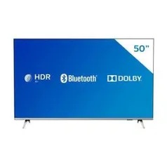 (Preço R$2099) Smart TV LED 50" 4K Philips 50PUG6654/78 com HDR, Dolby Vision, Dolby Atmos, Wi-Fi, Quad Core, Bluetooth, Entradas HDMI e USB