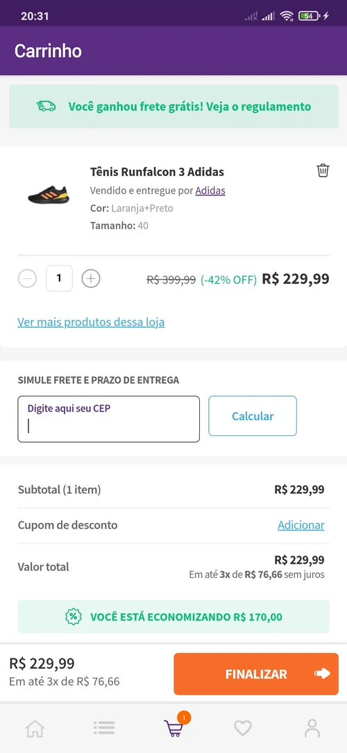 Imagen na descrição da promoção