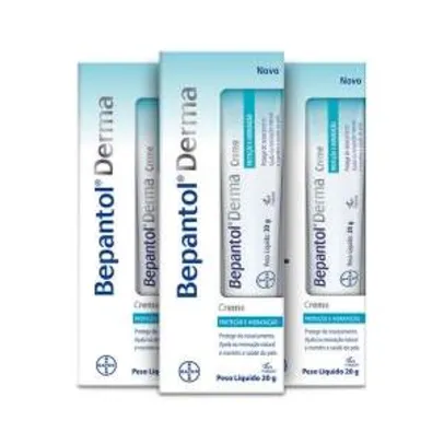 [VOLTOU - Netfarma] Kit 3 unidades Bepantol Derma por R$50