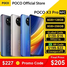 POCO X3 PRO - 6/128GB - COR AZUL