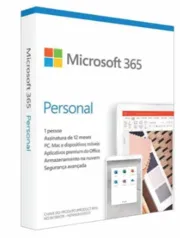 Microsoft Office 365 Personal PC / MAC (BOX) Assinatura anual