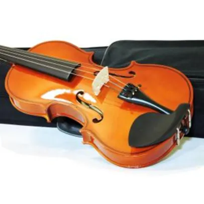 Violino Barth 4/4 Natural Bright - Com Estojo + Arco + Breu | R$209 (R$105 com Ame)