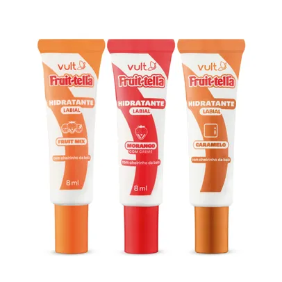 20% OFF Combo Hidratante Labial Vult & Fruit-tella® (3 itens)