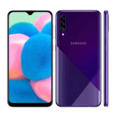 Smartphone Samsung Galaxy A30s Violeta 64GB 4GB RAM | R$1.279 10x S/ JUROS