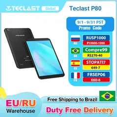 Teclast Tablet P80, 8"  2GB RAM + 32GB ROM