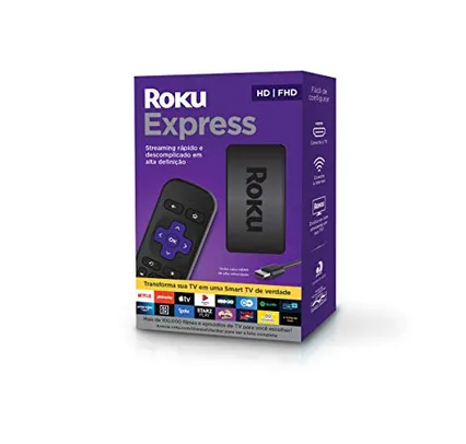 [Prime] Roku Express - Streaming player Full HD. | R$ 230