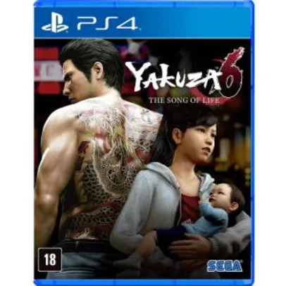 [AME] Game Yakuza 6: The Song Of Life - PS4 (R$16 de volta)