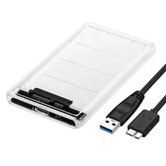 [TAXA INCLUSA] Case de HDD, SSD, USB 3.0 para SATA III, 2,5